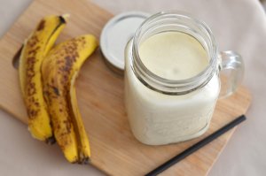 Milk-shake banane coco