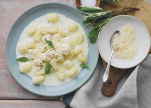 Gnocchis à la crème de Parmigiano Reggiano