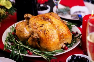 Dinde rôtie du ThanksGiving Day (Roast Turkey)